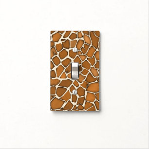 Giraffe Fur Pattern Print  Light Switch Cover