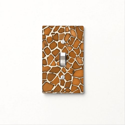 Giraffe Fur Pattern Print  Light Switch Cover