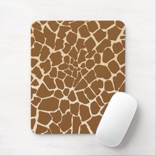 Giraffe Fur Pattern Print  Mouse Pad