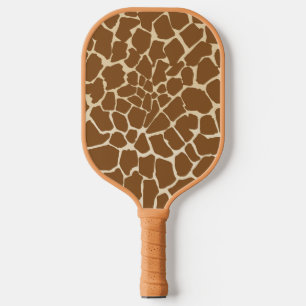 Giraffe Fur Pattern Print Pickleball Paddle