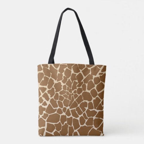 Giraffe Fur Pattern Print  Tote Bag