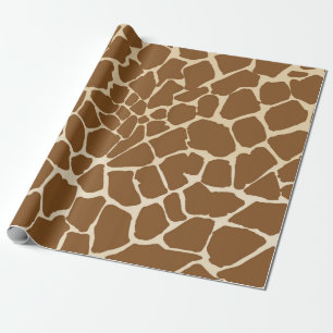 Giraffe Fur Pattern Print Wrapping Paper
