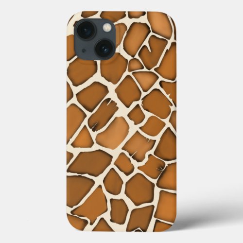 Giraffe Fur Patterned Print  iPhone 13 Case