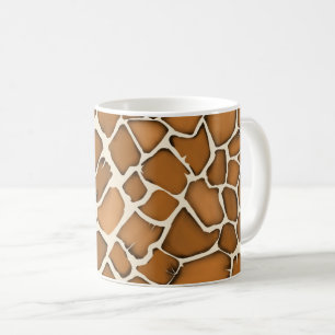 Giraffe Fur Patterned Print Coffee Mug