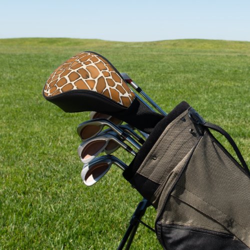 Giraffe Fur Patterned Print  Golf Head Cover