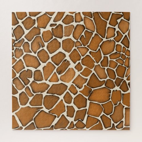 Giraffe Fur Patterned Print  Jigsaw Puzzle
