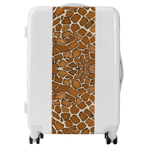 Giraffe Fur Patterned Print  Luggage