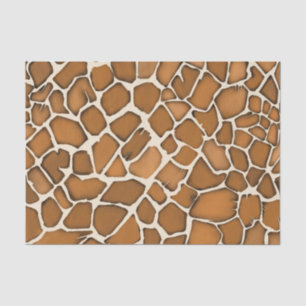 Giraffe Fur Patterned Print Tissue Paper