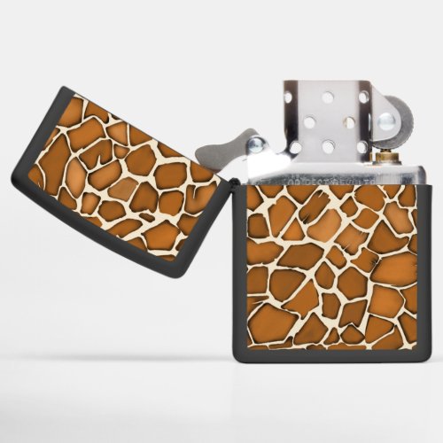 Giraffe Fur Patterned Print  Zippo Lighter