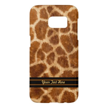Giraffe Fur Samsung Galaxy S Case  - Personalize by iPadGear at Zazzle