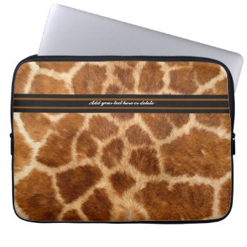 Giraffe Fur  Sleeve - Customize by iPadGear at Zazzle