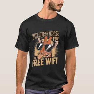 Giraffe Gag Party Saying T-Shirt