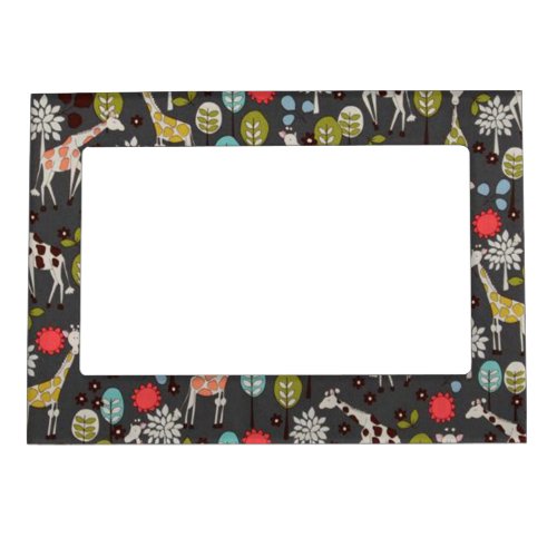 Giraffe Garden Magnetic Picture Frame