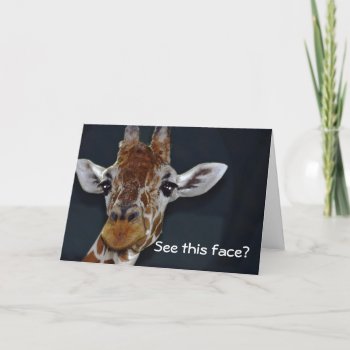 Giraffe Get Well Card by KKHPhotosVarietyShop at Zazzle