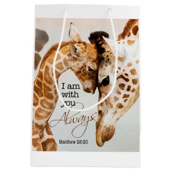 Giraffe Gift Bag by BiscardiArt at Zazzle