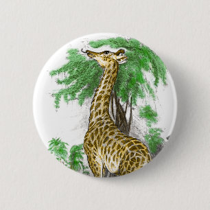 Giraffe Gifts Button