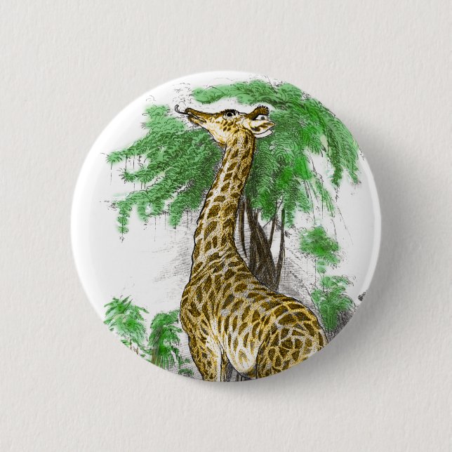 Giraffe Gifts Button (Front)