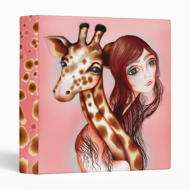 "Giraffe Girl" Binder (Front/Spine)