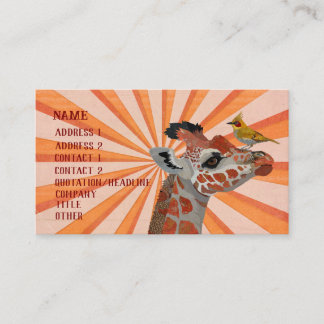 GIRAFFE & GOLDEN BIRD BUSINESS CARD