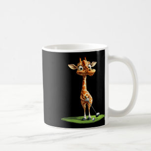 Giraffe Golf Coffee Mug