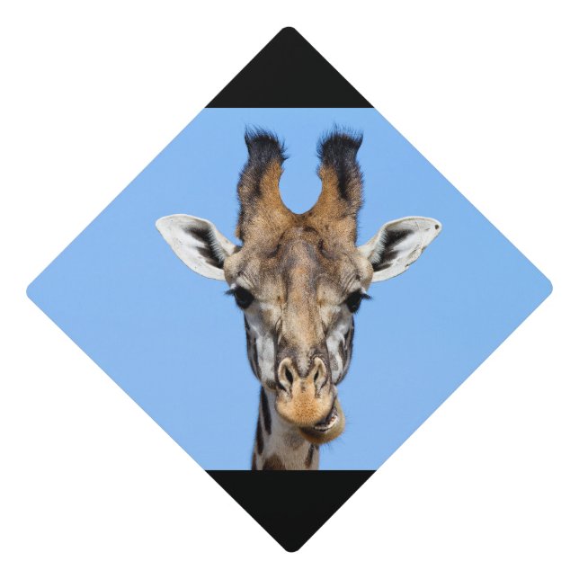 Giraffe Graduation Cap Topper (Front)