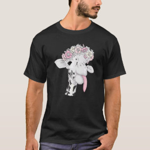 Giraffe Graphic Cute Giraffe Cool Animal 6 T-Shirt