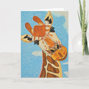 Giraffe Greeting Card