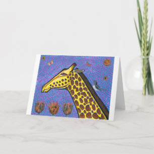 Giraffe Greeting Card