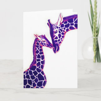 Giraffe Greeting Card