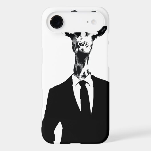 Giraffe Guy iPhone 4 & 4s Cover (Back)