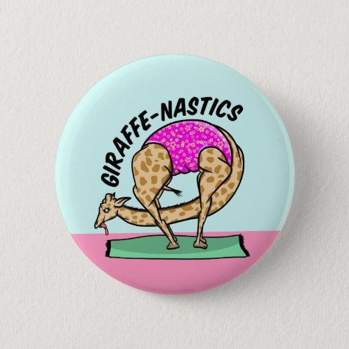 Giraffe gymastics button