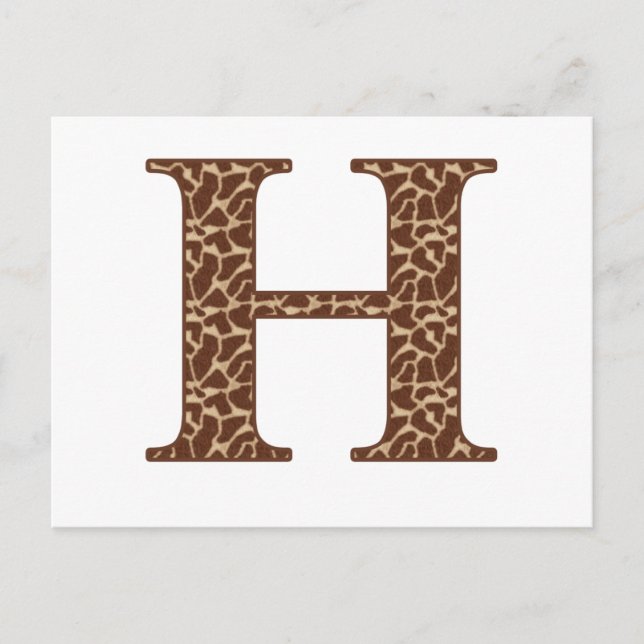 giraffe-h postcard (Front)