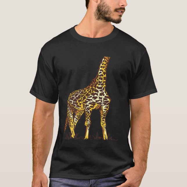 Giraffe Halloween Costume For Girls T-Shirt (Front)
