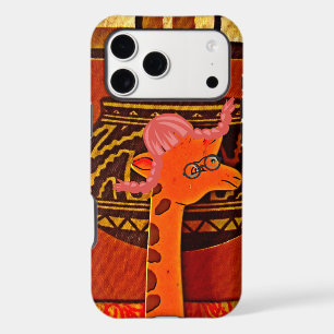 Giraffe Hat Art Print iPhone 17 Pro Max Case