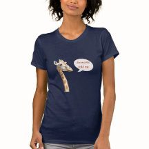 Giraffe head and neck portrait. humor