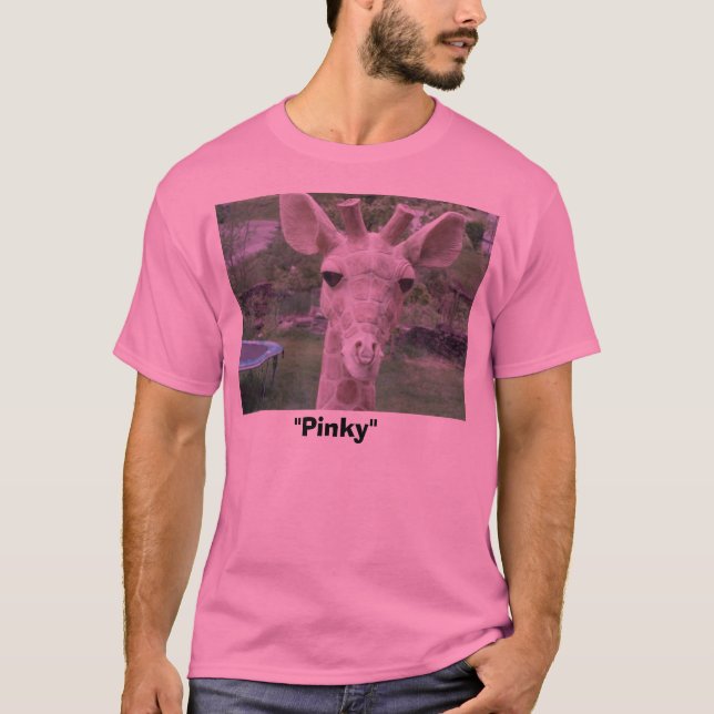 Giraffe Head, "Pinky" T-Shirt (Front)