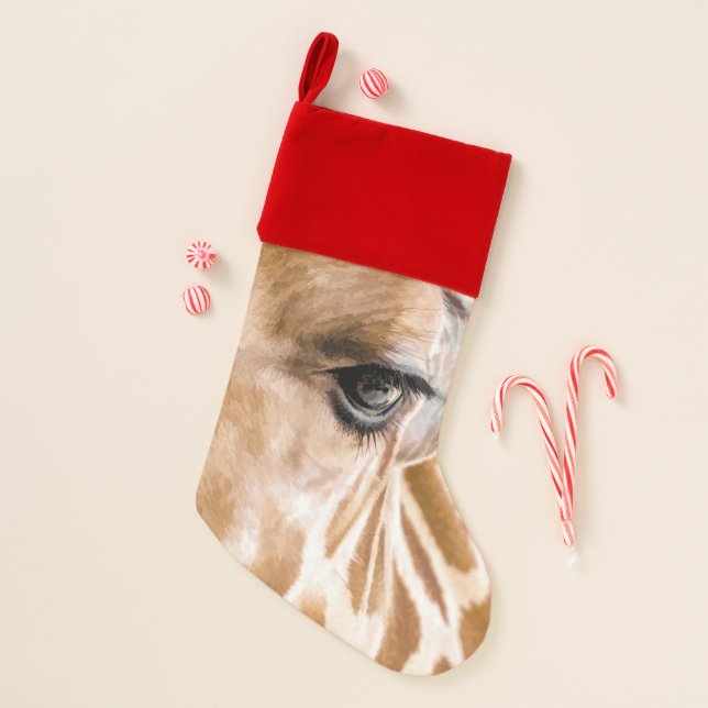 Giraffe Hello Stocking (Front)