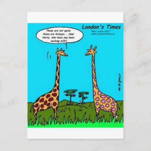 Giraffe Hickeys Funny Gifts Tees Mugs & Cards