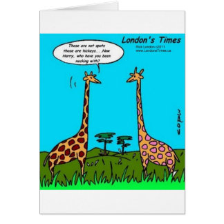 Giraffe Hickeys Funny Gifts Tees Mugs & Cards