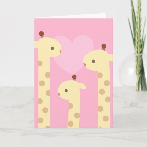 Giraffe Holiday Card