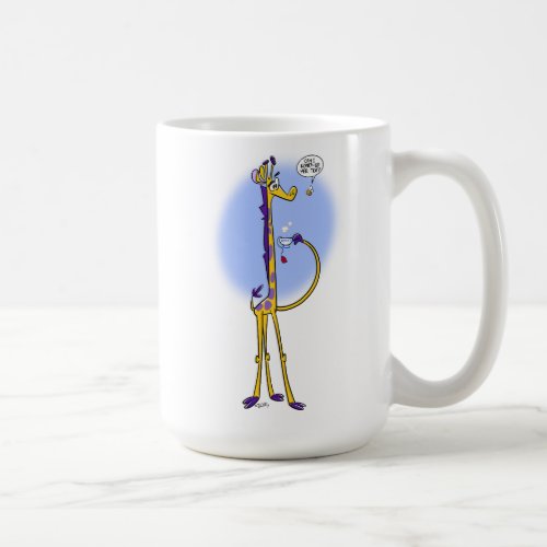 GIRAFFE HONEYBEE TEA Mug by Jeff Willis Art