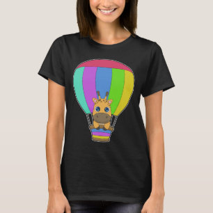 Giraffe Hot air balloon T-Shirt
