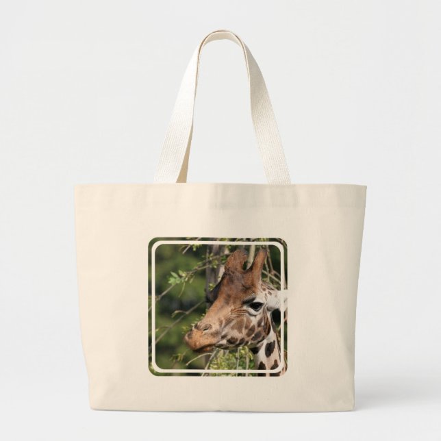 Giraffe Images Canvas Bag (Front)