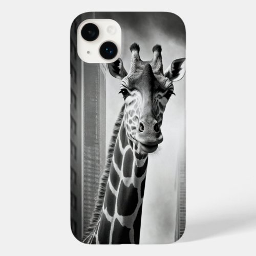 Giraffe in a Cityscape Case_Mate iPhone 14 Plus Case