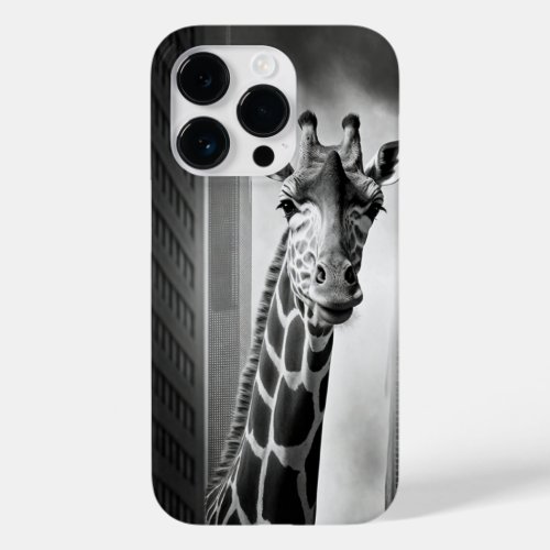 Giraffe in a Cityscape Case_Mate iPhone 14 Pro Case