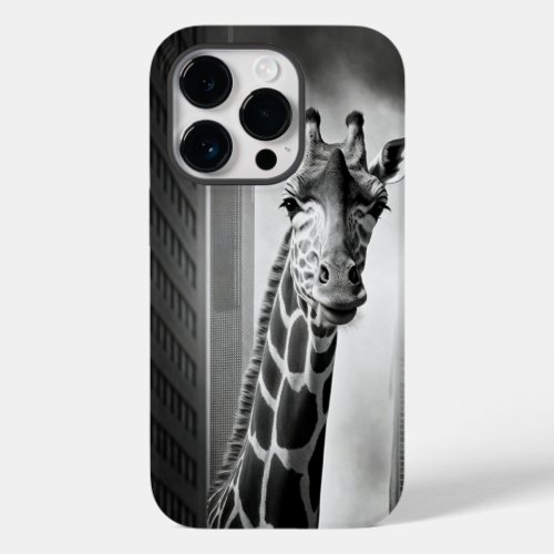 Giraffe in a Cityscape Case_Mate iPhone 14 Pro Case