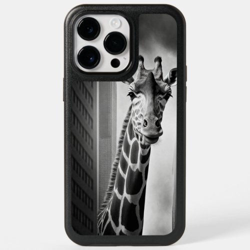 Giraffe in a Cityscape OtterBox iPhone 14 Pro Max Case