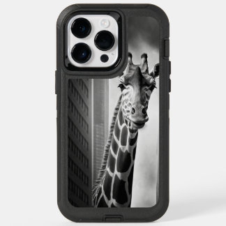 Giraffe in a Cityscape OtterBox iPhone 14 Pro Max Case