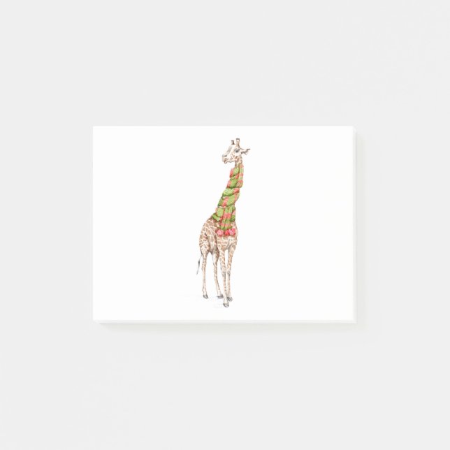Giraffe in a Scarf Post-it Notes (Front)