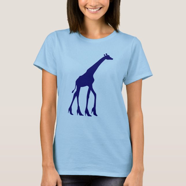 Giraffe in High Heels T-Shirt (Front)